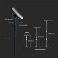 Solarna lampa LED 8W 500lm - VT-948