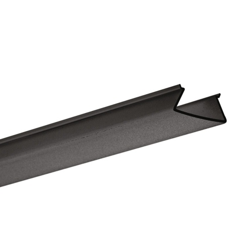 Klosz zatrzaskowy "FOLED-27" czarny do profili aluminiowych LED - 3mb