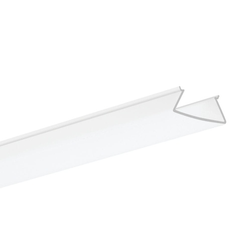 Klosz zatrzaskowy "FOLED-27" satynowy do profili aluminiowych LED - 1mb