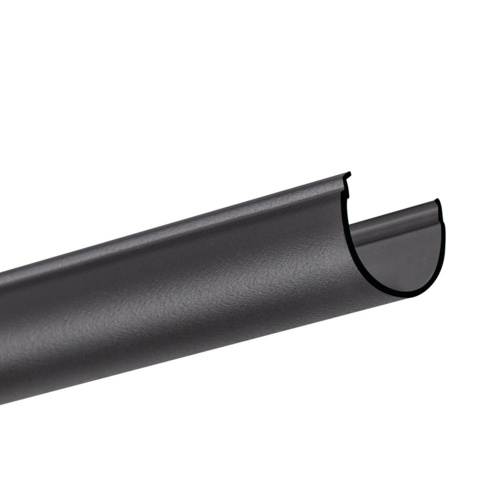 Klosz zatrzaskowy "G-22R" czarny do profili aluminiowych LED - 3mb