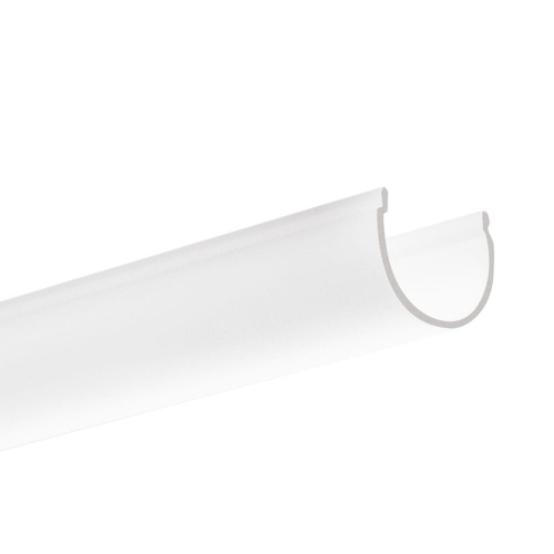 Klosz zatrzaskowy "G-22R" satynowy do profili aluminiowych LED - 3mb