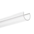 Klosz zatrzaskowy "G-22R" przezroczysty do profili aluminiowych LED - 1mb