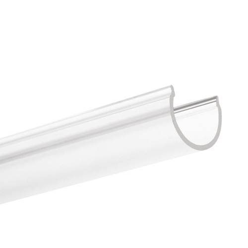 Klosz zatrzaskowy "G-22R" przezroczysty do profili aluminiowych LED - 1mb