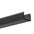 Klosz zatrzaskowy "G-22S" czarny do profili aluminiowych LED - 1mb