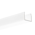 Klosz zatrzaskowy "G-22S" satynowy do profili aluminiowych LED - 2mb