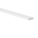 Klosz zatrzaskowy "HR-ALU-15" mleczny do profili aluminiowych LED - 1mb