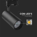 Lampa szynowa LED 3-fazowa 30W 2900lm CCT czarna - VT-47030-B