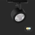 Lampa szynowa LED 3-fazowa 30W 3000lm CCT czarna - VT-4633