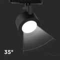 Lampa szynowa LED 3-fazowa 30W 3000lm CCT czarna - VT-4633