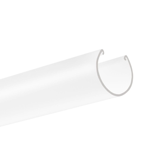 Klosz zatrzaskowy "JAZ-23R" satynowy do profilu aluminiowego LED - 3mb