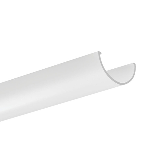 Klosz zatrzaskowy "JAZ-DUO-27R" satynowy do profilu aluminiowego LED - 1mb