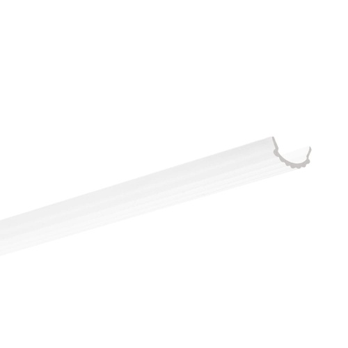 Klosz zatrzaskowy "KA-11R" mleczny do profilu aluminiowego LED