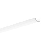 Klosz zatrzaskowy "KA-11R" mleczny do profilu aluminiowego LED - 3mb