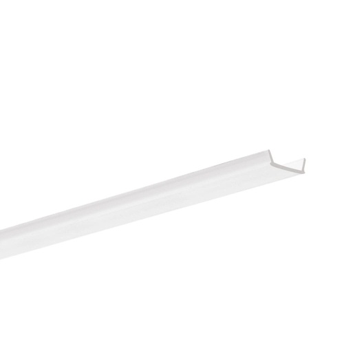Klosz zatrzaskowy "KA-T-11" mleczny do profilu aluminiowego LED - 3mb