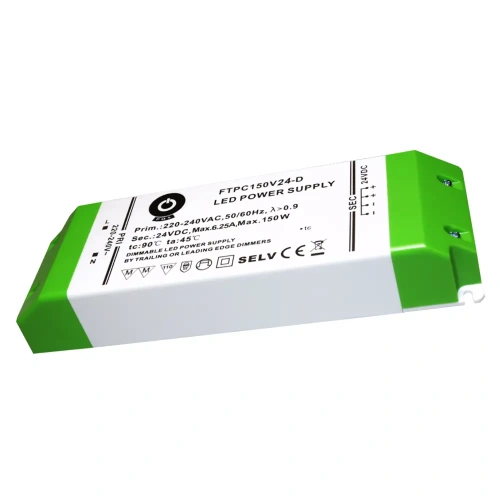 Zasilacz LED napięciowy z DIMM w kompaktowej obudowie 24V 6.25A 150W FTPC150V24-D