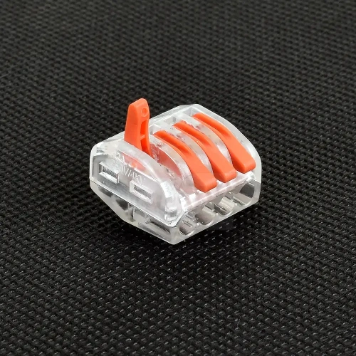 Szybkozłączka elektryczna 4 x 0.08-4mm2 - 32A 250V - QC-214