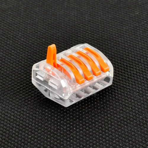 Szybkozłączka elektryczna 5 x 0.08-4mm2 - 32A 250V - QC-215