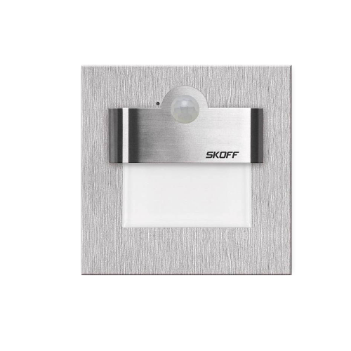 Oprawa schodowa LED z czujnikiem ruchu - TANGO - Szlif - 10V / 230V - IP20 - Skoff