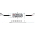 Zasilacz napięciowy hermetyczny IP67 24V 5A 120W GLP GPV-120-24 - rysunek techniczny