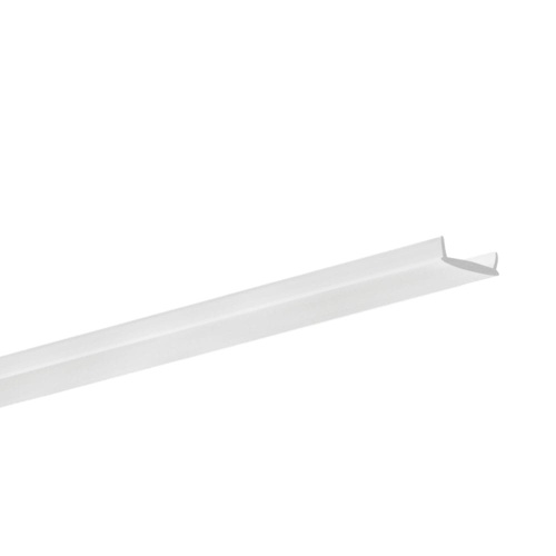 Klosz zatrzaskowy "LIGER-11" satynowy do profilu aluminiowego LED