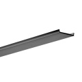 Klosz zatrzaskowy "LIGER-22" czarny do profilu aluminiowego LED