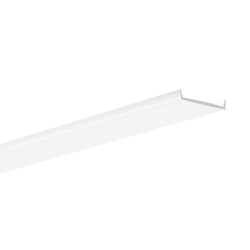 Klosz zatrzaskowy "LIGER-22" satynowy do profilu aluminiowego LED