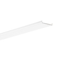 Klosz zatrzaskowy "LIGER-22" satynowy do profilu aluminiowego LED
