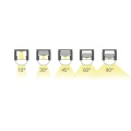 Klosz zatrzaskowy "LENSO-11R" soczewka do profilu aluminiowego LED - 2mb - kąty świecenia w profilu aluminiowym LED REGULOR