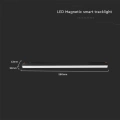 Lampa szynowa LED magnetyczna SMART WiFi 20W CCT 48V - czarna - VT-3620