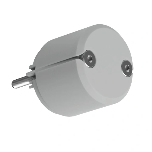 Zaślepka szara do profilu aluminiowego LED "JAZ-DUO-W" - kpl. 2 szt.