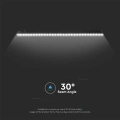Lampa szynowa LED magnetyczna SMART WiFi 20W CCT 48V - czarna - VT-3621