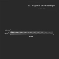 Lampa szynowa LED magnetyczna SMART WiFi 20W CCT 48V - czarna - VT-3621