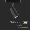 Lampa szynowa LED magnetyczna SMART WiFi 8W CCT 48V - czarna - VT-908D