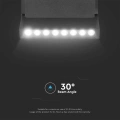Lampa szynowa LED magnetyczna SMART WiFi 10W CCT 48V - czarna - VT-3610