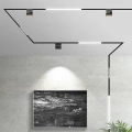 Lampa szynowa LED magnetyczna SMART WiFi 10W CCT 48V - czarna - VT-3610