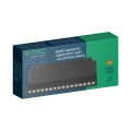 Lampa szynowa LED magnetyczna SMART WiFi 18W CCT 48V - czarna - VT-3618
