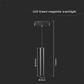 Lampa szynowa LED magnetyczna SMART WiFi 8W CCT 48V - czarna - VT-908D-P