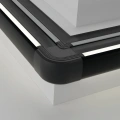 Zaślepka czarna do profilu aluminiowego LED "STEP-90" - 1 szt.