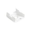 Uchwyt "45-STN" biały sprężysty do profili aluminiowych LED - kpl. 2 szt.