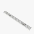 Uchwyt "GIP-STN" inox sprężysty do profili aluminiowych LED - kpl. 2 szt.