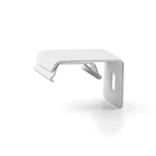 Uchwyt "GIP-STN-90D" biały boczny do profili aluminiowych LED - kpl. 2 szt.