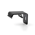 Uchwyt "GIP-STN-90D" czarny boczny do profili aluminiowych LED - kpl. 2 szt.