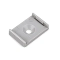 Uchwyt "GIP-UV" szary do profili aluminiowych LED - kpl. 2 szt.