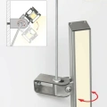 Uchwyt "HR-OPTI-60" inox z regulacją kąta do profili aluminiowych LED - kpl. 2 szt.