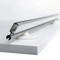 Uchwyt "POLI" biały do profili aluminiowych LED - kpl. 2 szt.