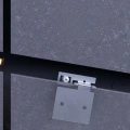 Uchwyt "DS" czarny fasadowy do profili aluminiowych LED - kpl. 2 szt.