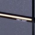Uchwyt "DS" czarny fasadowy do profili aluminiowych LED - kpl. 2 szt.