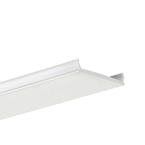 Osłona PC "MP-22" do zaślepienia profilu aluminiowego LED - biała malowana - 1mb