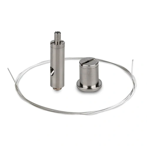 Zawiesie do profili LED "RD-1" 1500 - Chrom - zestaw 2 szt.