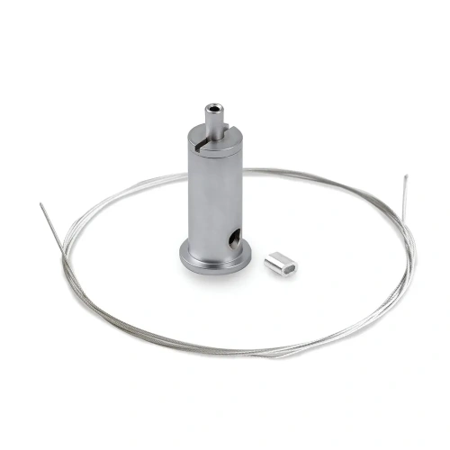 Zawiesie do profili LED "RG-1" 1000 - Srebrny satynowy - zestaw 2 szt.